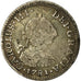 Coin, Mexico, Charles III, 1/2 Réal, 1781, Mexico City, VF(20-25),Silver,KM 69.2