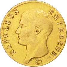 Moneta, Francia, Napoléon I, 40 Francs, 1806, Torino, BB, Oro, KM:675.5