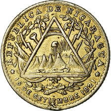 Coin, Nicaragua, 5 Centavos, 1887, Heaton, Birmingham, EF(40-45), Silver, KM:5