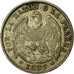 Monnaie, Chile, 1/2 Decimo, 1887, TTB, Argent, KM:137.3