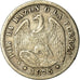 Monnaie, Chile, 1/2 Decimo, 1875, TTB, Argent, KM:137.2
