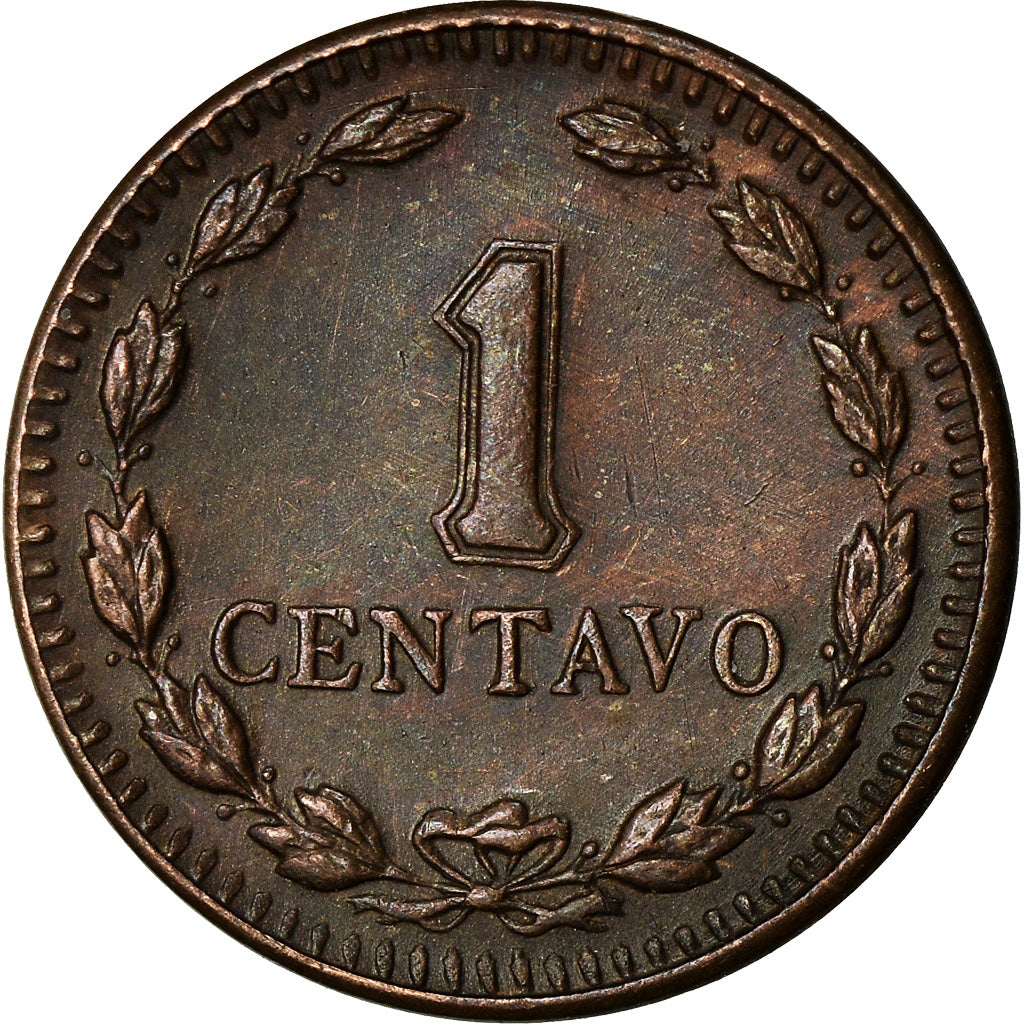 Coin, Argentina, Centavo, 1943, AU(50-53), Bronze, KM:37