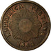Coin, Peru, Centavo, 1944, AU(50-53), Bronze, KM:211a