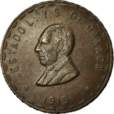 Coin, MEXICO-REVOLUTIONARY, OAXACA, 10 Centavos, 1915, EF(40-45), Copper, KM:726