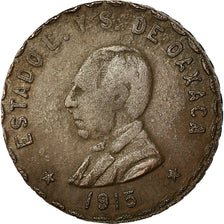 Coin, MEXICO-REVOLUTIONARY, OAXACA, 5 Centavos, 1915, EF(40-45), Copper, KM:719
