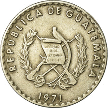 Coin, Guatemala, 10 Centavos, 1971, EF(40-45), Copper-nickel, KM:271.1