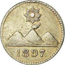 Coin, Guatemala, 1/4 Réal, 1897, EF(40-45), Silver, KM:162