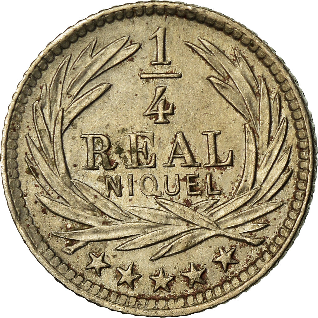 Moneda, Guatemala, 1/4 Réal, 1900, EBC, Cobre - níquel, KM:175