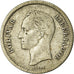 Coin, Venezuela, 25 Centimos, 1945, VF(30-35), Silver, KM:20