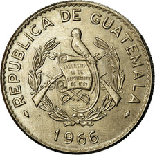 Coin, Guatemala, 10 Centavos, 1966, AU(55-58), Copper-nickel, KM:267