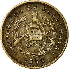 Moneda, Guatemala, 1/2 Centavo, Medio, 1932, London, MBC, Latón, KM:248.1