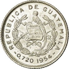 Coin, Guatemala, 5 Centavos, 1954, AU(55-58), Silver, KM:257.1