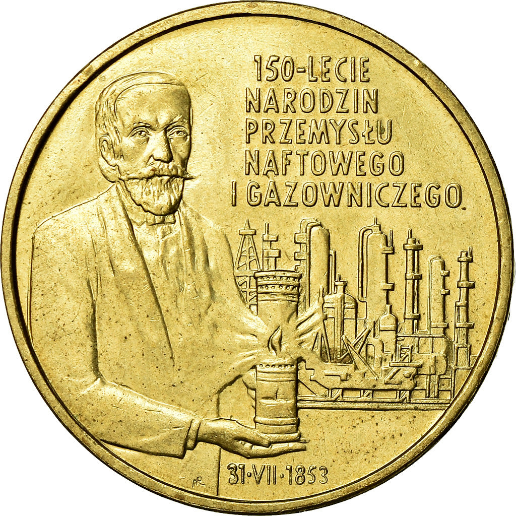 Coin, Poland, 2 Zlote, 2003, Warsaw, MS(60-62), Brass, KM:455