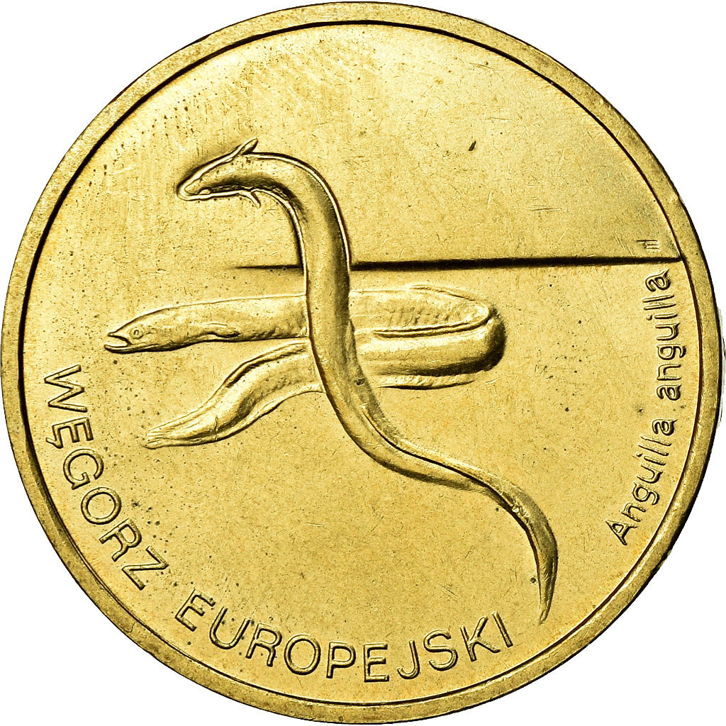 Coin, Poland, 2 Zlote, 2003, Warsaw, MS(60-62), Brass, KM:445