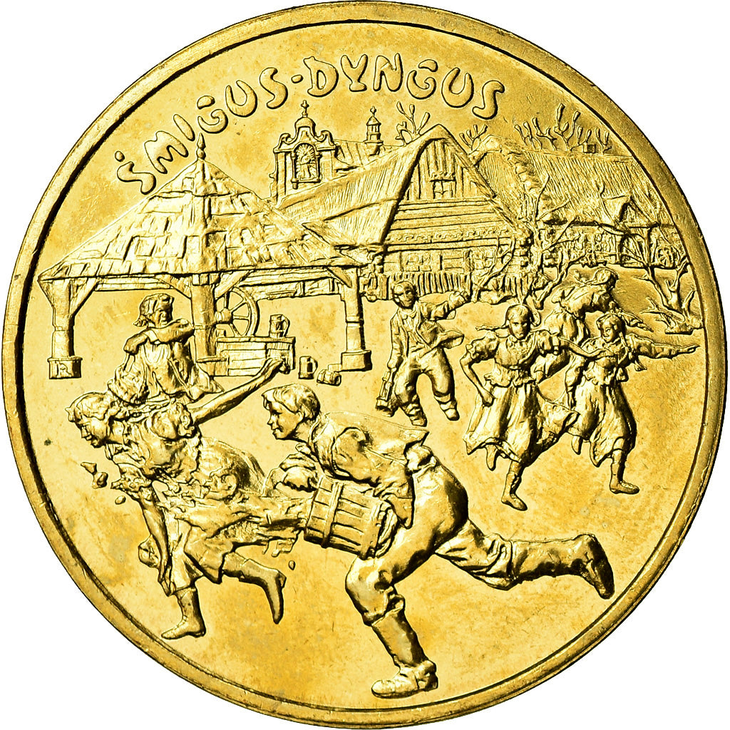 Coin, Poland, 2 Zlote, 2003, Warsaw, MS(60-62), Brass, KM:451
