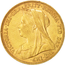 Australie, Victoria, Sovereign, 1898, Melbourne, Or, KM:13