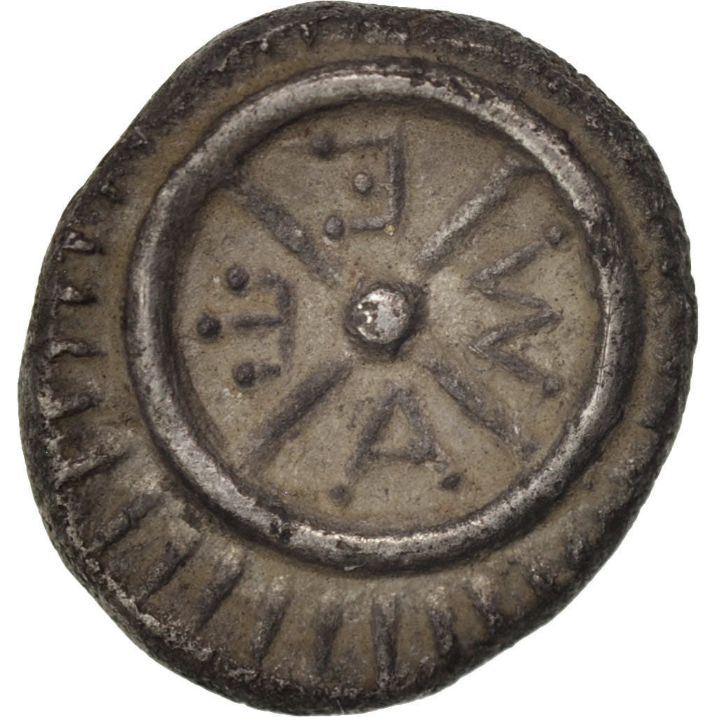 Coin, Thrace, Obol, 450-430 BC, Mesembria, AU(55-58), Silver