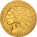 UNITED STATES, Indian Head, $5, Half Eagle, 1910, U.S. Mint, KM #129,...