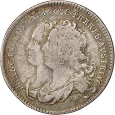 Francia, Token, Wedding Francis III & Maria Theresa, 1736, MB+, Argento