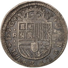 Moneta, Spagna, Charles III, 2 Reales, 1711, Barcelona, MB+, Argento, KM:PT5