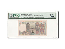 Billet, French West Africa, 5 Francs, 1943, 17.8.1943, KM:36, Gradée, PMG