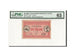 Billete, 1 Franc, 1917, Senegal, KM:2c, graded, PMG, 6009131-014, SC