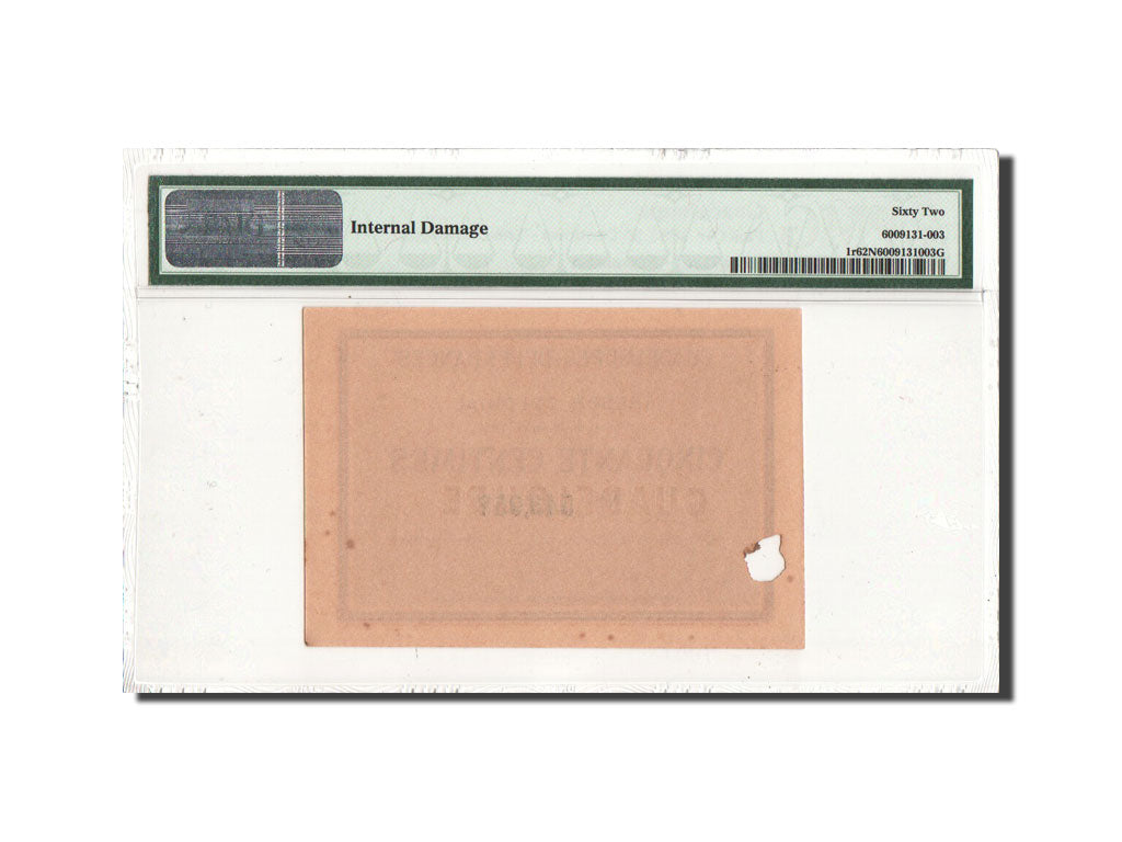 Banknote, Guadeloupe, 50 Centimes, 1884, 18.8.1884, graded, PMG, 6009131-003