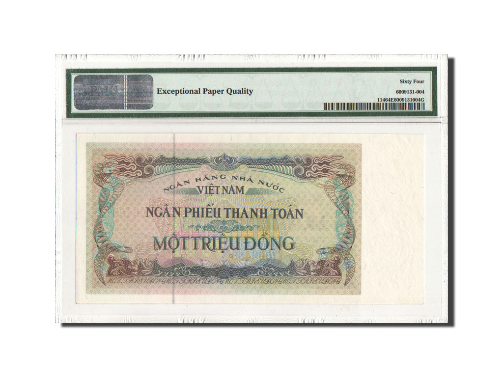 Banknote, Vietnam, 1,000,000 D<ox>ng, 1998, 30.4.1998, KM:114a, graded, PMG