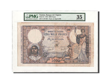 Banconote, Tunisia, 5000 Francs, 1942, KM:21, 3.8.1942, graded, PMG