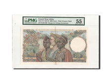 Banknote, French West Africa, 5000 Francs, 1950, 22.12.1950, KM:43, graded, PMG