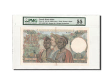 Geldschein, French West Africa, 5000 Francs, 1950, 22.12.1950, KM:43, graded