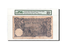 Billet, FRENCH INDO-CHINA, 20 Piastres, 1917, 4.5.1917, KM:38b, Gradée, PMG
