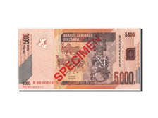 Billet, Congo Democratic Republic, 5000 Francs, 2013, 30.6.2013, KM:102s, NEUF