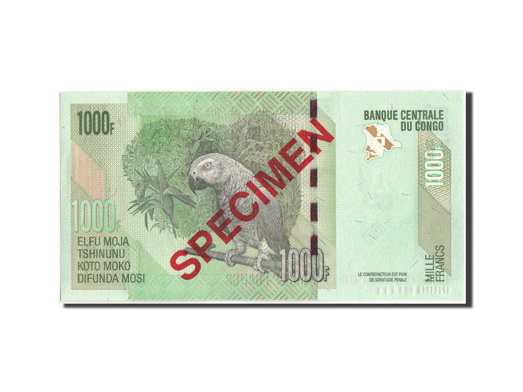 Banknote, Congo Democratic Republic, 1000 Francs, 2013, 30.6.2013, KM:101s