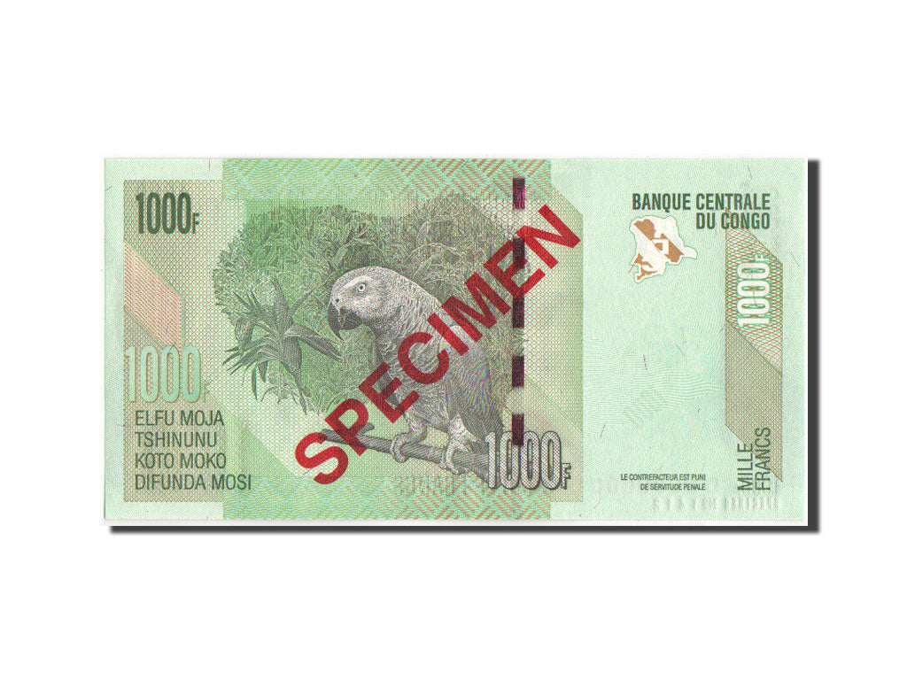 Banconote, Repubblica Democratica del Congo, 1000 Francs, 2013, KM:101s
