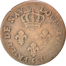 R&eacute;union, 3 Sous, 1781, Paris, VF(20-25), Billon, Lecompte #8, 1.70