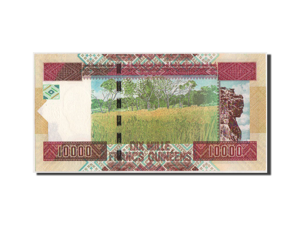 Geldschein, Guinea, 10,000 Francs, 2012, Undated, KM:46, UNZ