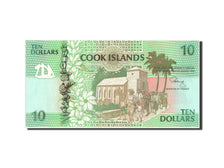 Isole Cook, 10 Dollars, 1992, KM:8a, FDS