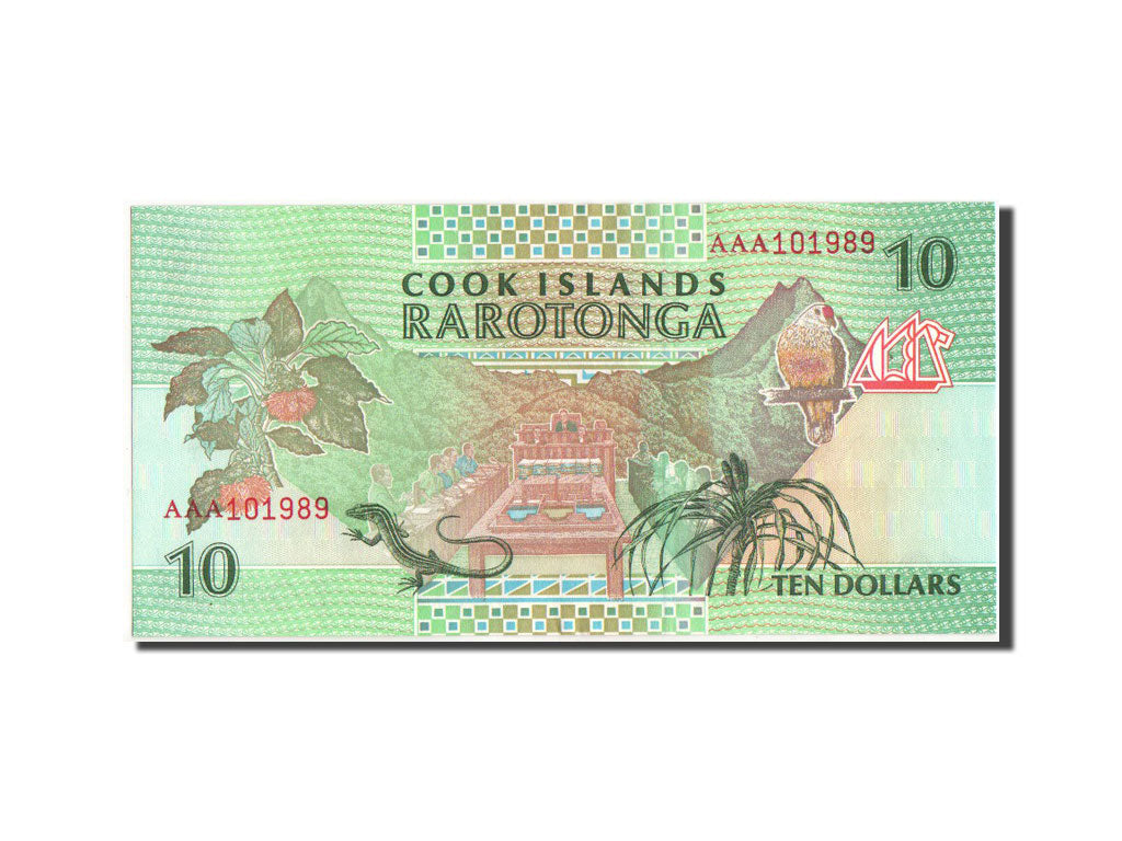 Cook Islands, 10 Dollars, 1992, KM:8a, UNC