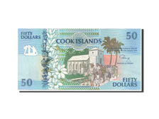 Billet, Îles Cook, 50 Dollars, 1992, Undated, KM:10a, NEUF