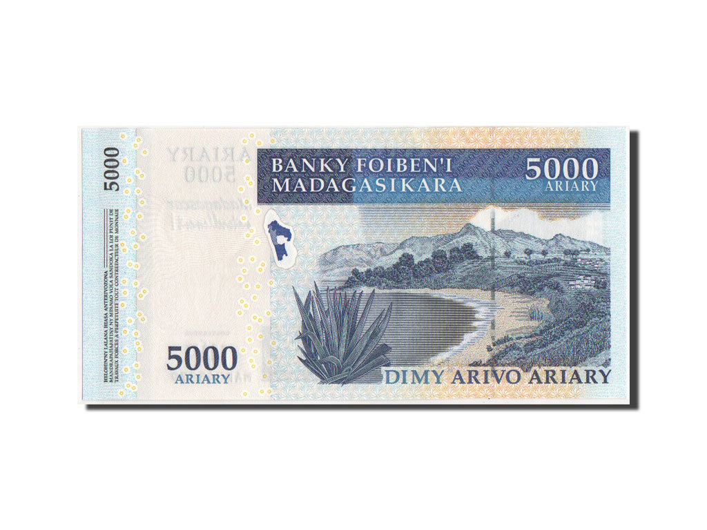 Madagascar, 5000 Ariary, 2007, KM:94a, UNZ