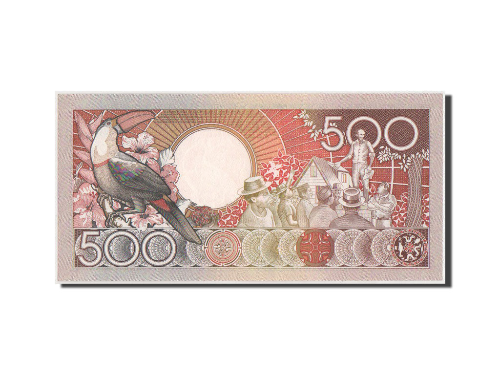 Banknote, Surinam, 500 Gulden, 1988, 9.1.1988, KM:135b, UNC(65-70)