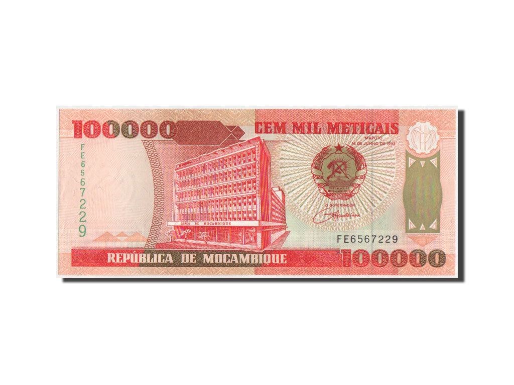 Mozambique, 100,000 Meticais, 1994, 16.6.1993, KM:139, UNC