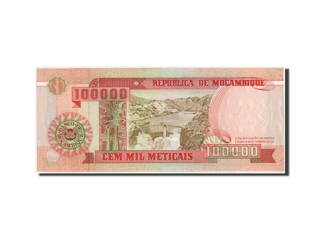 Mozambique, 100,000 Meticais, 1994, 16.6.1993, KM:139, UNC