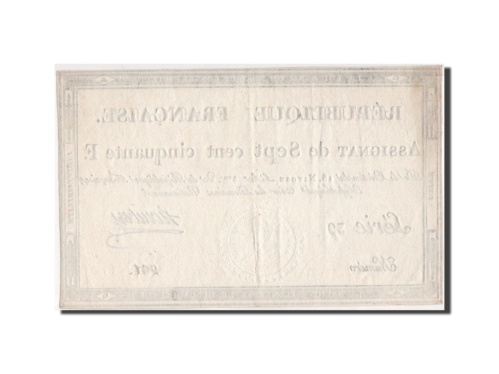 Billete, Francia, 750 Francs, 1795, 7.1.1795, EBC, KM:A79, Lafaurie:174