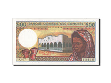 Banconote, Comore, 500 Francs, 1994, KM:10b, FDS