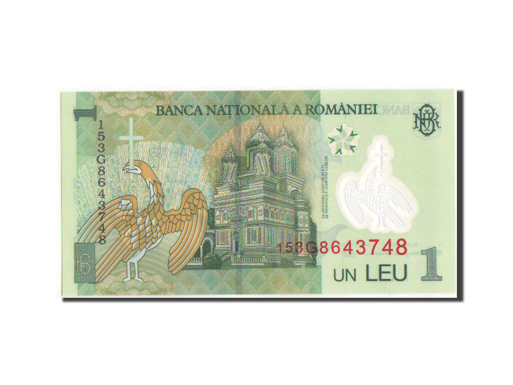 Rumänien, 1 Leu, 2015, KM:117f, UNZ