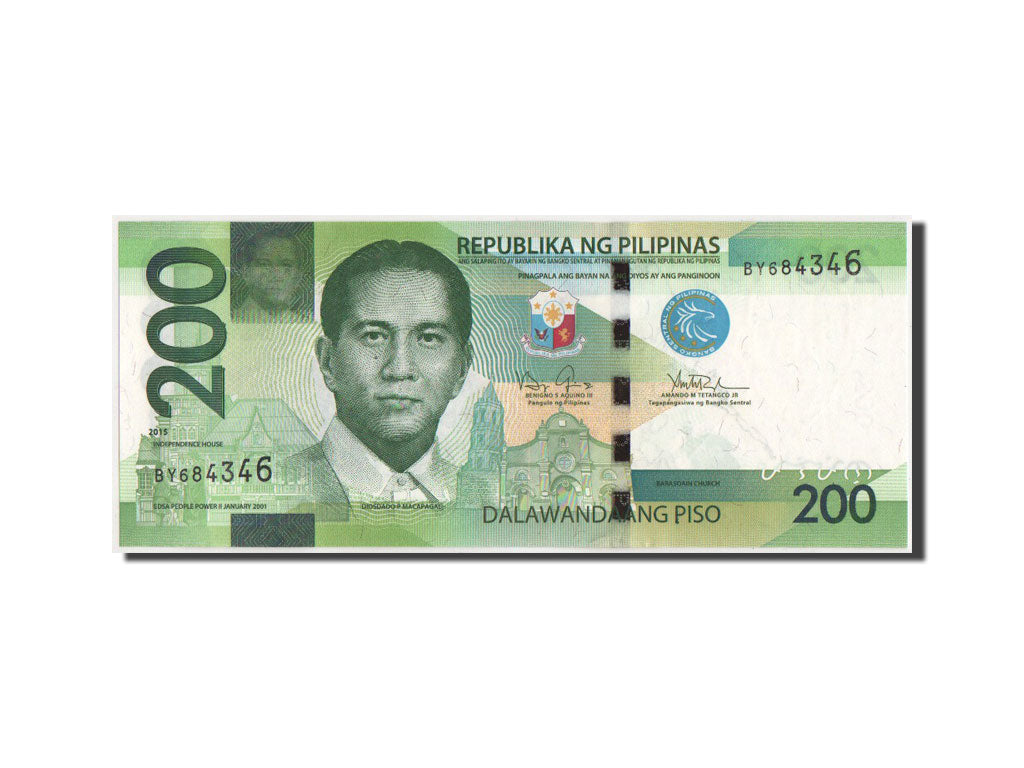 Philippines, 200 Piso, 2015, KM:209, UNC