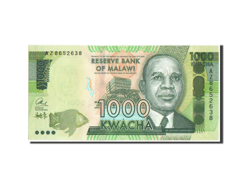 Banknote, Malawi, 1000 Kwacha, 2014, KM:New, UNC(65-70)