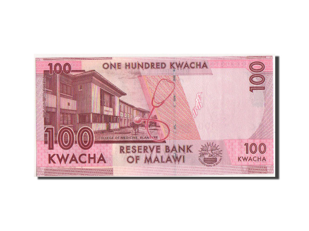 Geldschein, Malawi, 100 Kwacha, 2014, KM:New, UNZ